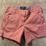 J.Crew  Shorts Womens 00 Chino Pink Mid Rise Outdoors Hiking Summer Casual Photo 0
