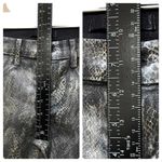 J Brand J. Brand Black Golden Snakeskin Coated Legging Jean Size 26 Edgy Club Night Life Photo 6