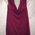Laundry by Shelli Segal Laundry Magenta Cowl Neck Tank L Photo 5