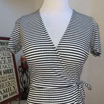 Topshop striped wrap dress, Size 2 Photo 3