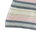 Z Supply Malibu Stripe Sweater Dress Oatmeal V-Neck Stretch Casual Size Medium Photo 5