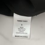 TART Kia Blazer Linen Tencel Ruched Sleeve Black Small Minimalist Casual Chic Photo 5