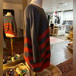 Daniel Cremieux Cremieux Striped Sweater 3/4 Sleeves Size L Photo 1