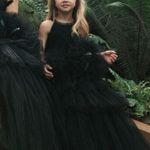 Mac Duggal Black Strapless Sweetheart Tulle Gown w. Feather Detail 20572 Size 4 Photo 4