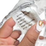 ANINE BING  Double Zip Skinny Gray Distressed Jeans Size: 24 Photo 6