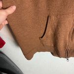 Goodthreads Size Xxl Brown Full Zip Hoodie Sweater Wool Blend Neutral Minimalist Photo 5