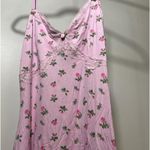Hot Topic Pink Floral Slip Dress Photo 1
