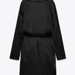 ZARA satin effect dress. S Photo 10