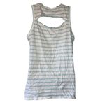 Patagonia Blue and White Striped Shallow Seas Key Hole Back Tank-size small Photo 2