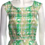 Kate Spade  New York SILK RETRO
Plaid Fit & Flare Dress 60s Style Size
4 Photo 6