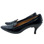 Tod's  Pointed Toe Penny‎ Loafer Pumps Heels Patent Leather Black Size US 9.5 Photo 5