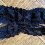 Talula NWT Aritzia Santa Rosa Bandeau Top, Black Lace, Size S Photo 0