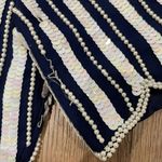 Laurence Kazar Vintage Lawrence Kazan Beautiful Beaded Sequin Blouse Top Shirt Silk Size L Photo 10