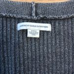 American Eagle cropped waist flare sleeve braided sweater Photo 2