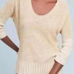Anthropologie MOTH Linen Catamaran Sweater S Boho Indie Relaxed Earthy Coastal Tan Size undefined Photo 0