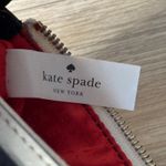 Kate Spade New York Bicolor Black White Leather Wristlet Pouch Clutch Monochrome Photo 6