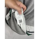 Brax Striped Grey Green Blue Ruffle Cuffed Crew Top 36 Cotton‎ Gray Size undefined Photo 8