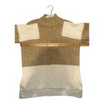 Michael Kors  Tan/White Turtleneck Sweater, Large Photo 7
