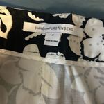 Diane Von Furstenberg  Black and White Floral Shorts | Size 4 Photo 2