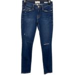 Frame Le Skinny de Jeanne Crop Jeans Size 26 Denim Blue in Latigo Canyon Photo 2