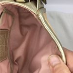 Coach Parker Woven Straw Metallic Leather Shoulder Bag 42475 Photo 8