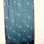 Vintage Whimsigoth Maxi Dress Size Small Dark Floral Sparkle Glitter Fairy 90s Black Photo 5