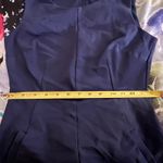 Lands' End  Women’s Navy Blue Sheath Ponte Knit Sleeveless Dress Size 4 Photo 7