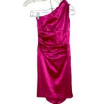 B Darlin B. Darlin One Shoulder Purple Rhinestone Cocktail Dress Pleated Bodycon Size 3/4 Photo 4