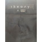 Theory  Black Cotton Blend Single Breasted One Button Blazer Corporate Women's 6 Photo 8