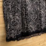 Lane Bryant XL Dark Coquette Filigree Lace Silk Dainty Spaghetti Strap Tank Top Black Photo 8