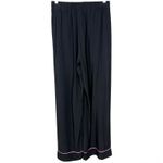 Sun68 Womens Viscose Wide Leg Drawstring Pants Black Relaxed Beach Size Medium Photo 1