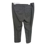 Ann Taylor Loft Marisa Ankle Pants Zipper Leg Black White Houndstooth Size 10P Photo 2
