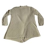 J. Jill Linen Blend Knit Lightweight Open Front Beach Cardigan Size L Neutral Size L Photo 1
