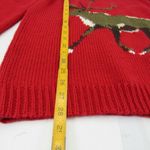 Peter Jensen Womens Wool‎ Blend Xmas Christmas Reindeer Sweater M Deer Ugly Knit Red Size M Photo 6