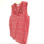 BeachLunchLounge chevron print V-neck tank S Photo 2