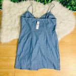 Topshop Pinstripe Denim Wrap Dress 12 Photo 12