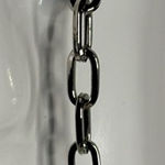 Elegant Silver Chain Link Earrings Photo 1