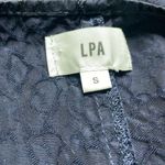 LPA  Jodie navy jacquard leopard jumpsuit Photo 6