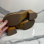 Matisse Women's Distressed Leather Festival Boho Retro Wood Mules Kara Clog Sz 9 Brown Photo 7