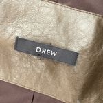 Drew  brown faux leather blazer jacket Photo 4