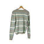 &merci &Merci Striped Crewneck Pullover Knit Sweater Size Large Photo 2