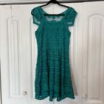 Yoana Baraschi Yoana Baraschi Teal Dress Size 6 Photo 1