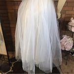 VINTAGE 1950'S CORRINE ORIGINALS WHITE & CREAM TULLE & LACE PARTY DRESS (S) Photo 7