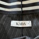 Kada Black and White Striped Pants Brief Size Medium Photo 2