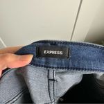 EXPRESS Blue Flare Wide Leg Jeans Photo 5