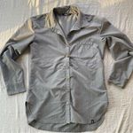 The North Face  Womens Gray Button-Up Shirt Photo 0