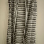 Calvin Klein  Womens Open Front Cardigan Size XL Gray Striped Sleeveless Duster Photo 0