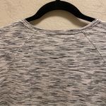 Lululemon Run Around Tee Tiger Space Dye Black White Size 8 Photo 6