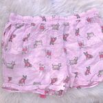 Jaclyn Smith  Pink striped dog print Women's pajama shorts size large Photo 3