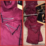 LAST ONE PIN UP SWING JACKET Maroon Red Size L Photo 2